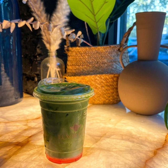 Strawberry Matcha.
